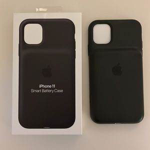 apple black iphone 11 smart battery case